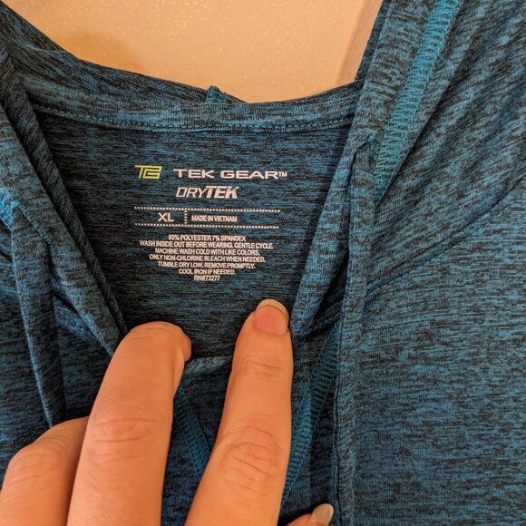 Tek Gear Drytek Sleeveless Hoodie Dress Sz XL - Picture 8 of 8